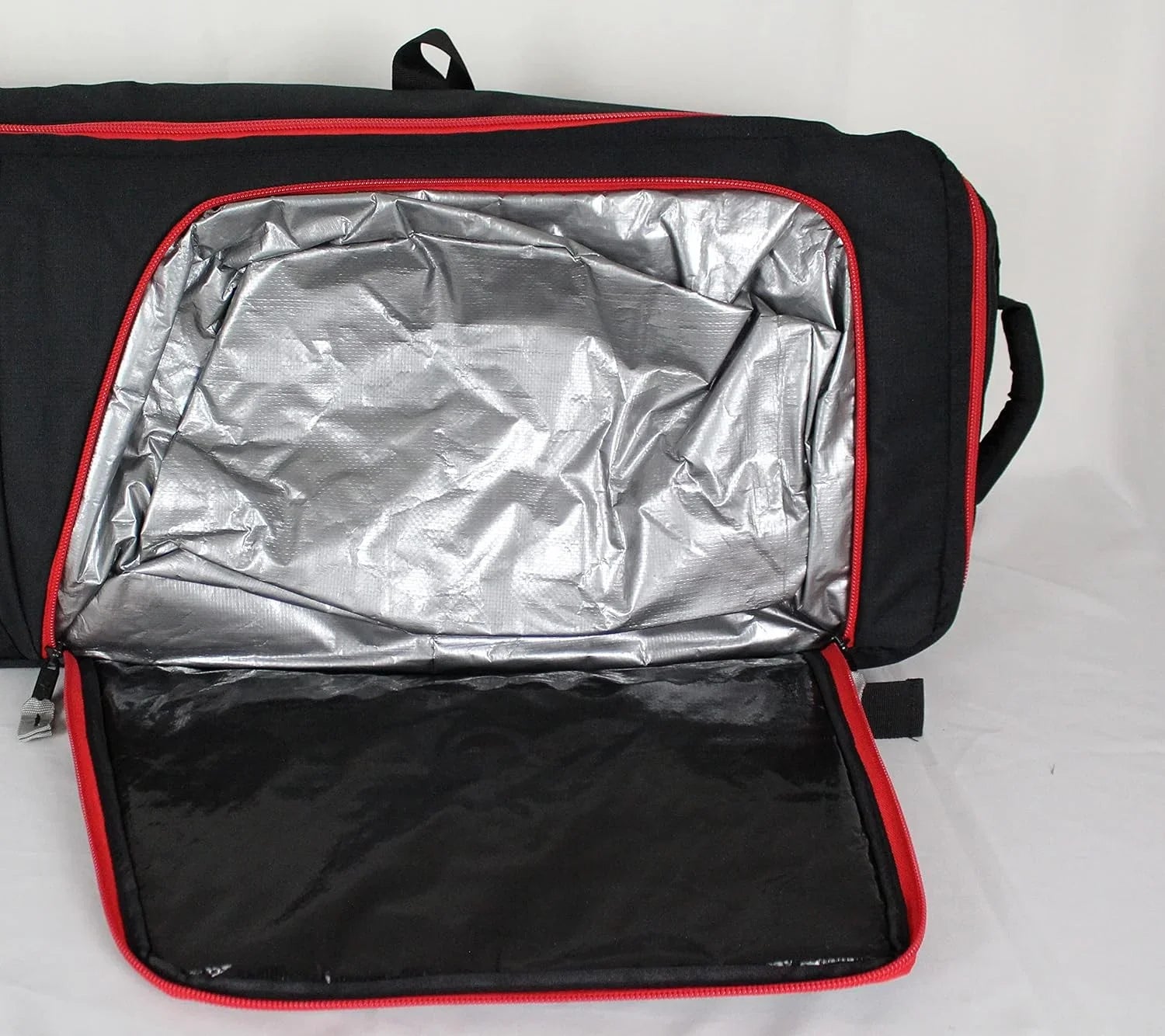 Double Two Pockets, For External Bag Travel, Padded Ski Air Bag, Easy Double With Oversized Ski Load, Wheels Rolling To Boot