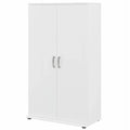 Wood Garage in - White Pemberly Row Engineered Cabinet Storage Tall