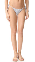 Eberjey Bikini Kate Tie Tesoro BLUE Bottom, Side Swim Small US FADED