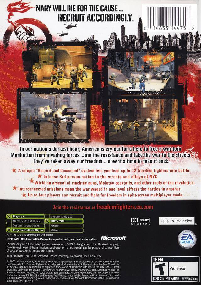 for Freedom Liberty Island The Xbox - Battle