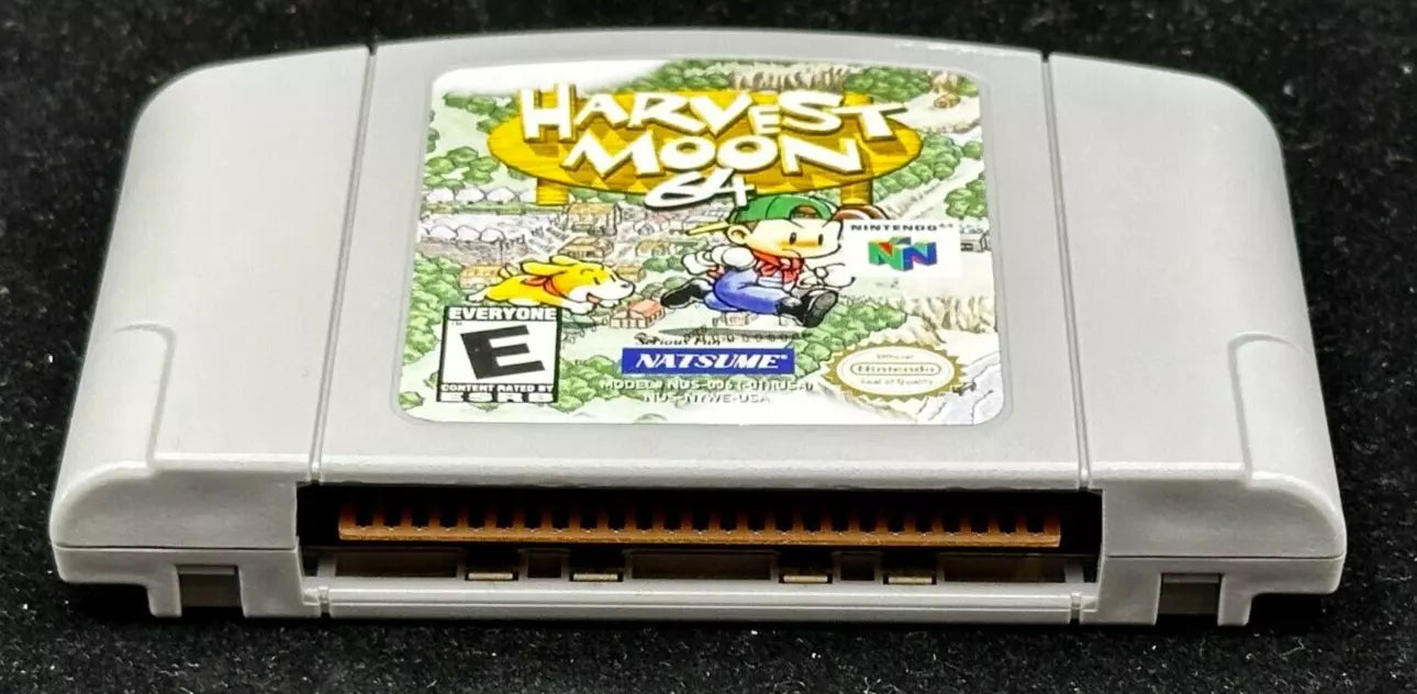 NATSUME- Cassette Genuine N64 Moon Only Nintendo 64 64 Harvest