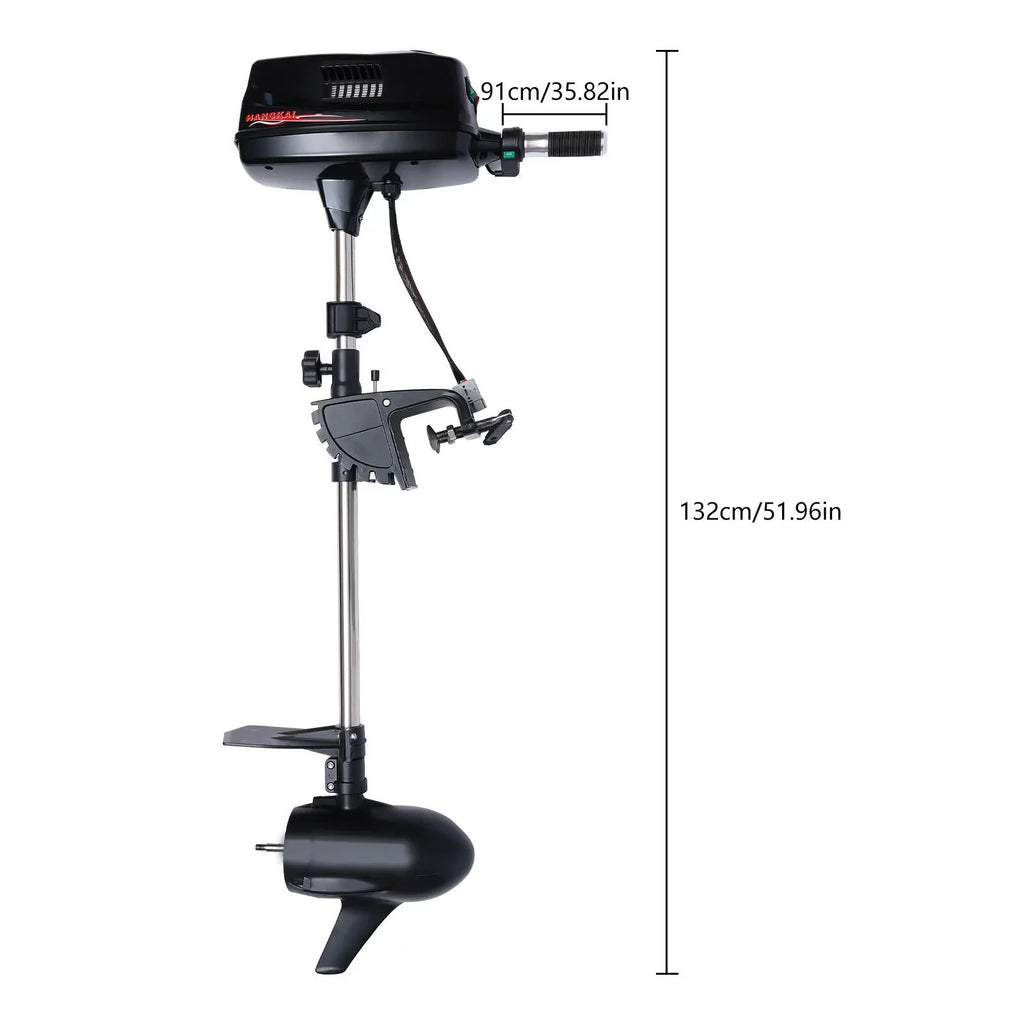 Electric Outboard Tiller Control Fishing Trolling 2.2KW 60V 10HP Engine Brushless Motor Heavy 3000 Boat Motor Duty R/Min ZhdnBhnos