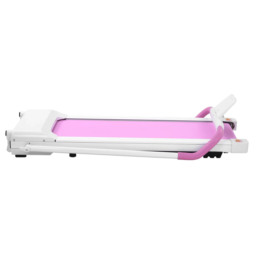 Motorized Exercise Walking, Electric Treadmill Treadmill Home Treadmill Fitness Machine White&Pi for Workout Running Gym Installation Compact Home Required, Portable No for Folding Treadmill