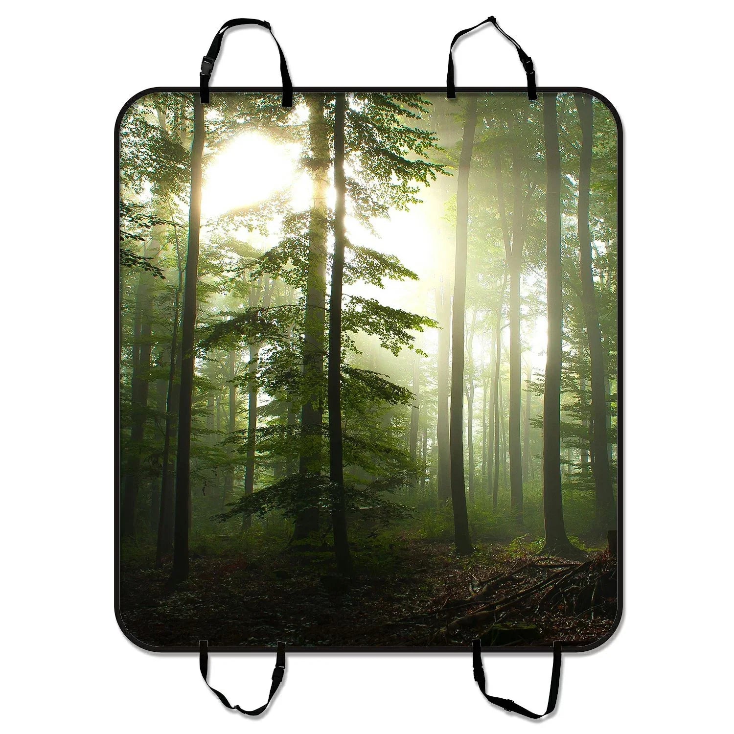 Seat Trucks 54x60 Cars GCKG SUV Dog Seat and Mat Hammock Sunshine Trunk Car Cargo Car Pet Forest Mat Cover For Mat inches
