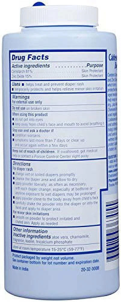 5 Cornstarch Pack Each Oxide Baby Caldesene Powder With Zinc oz 2