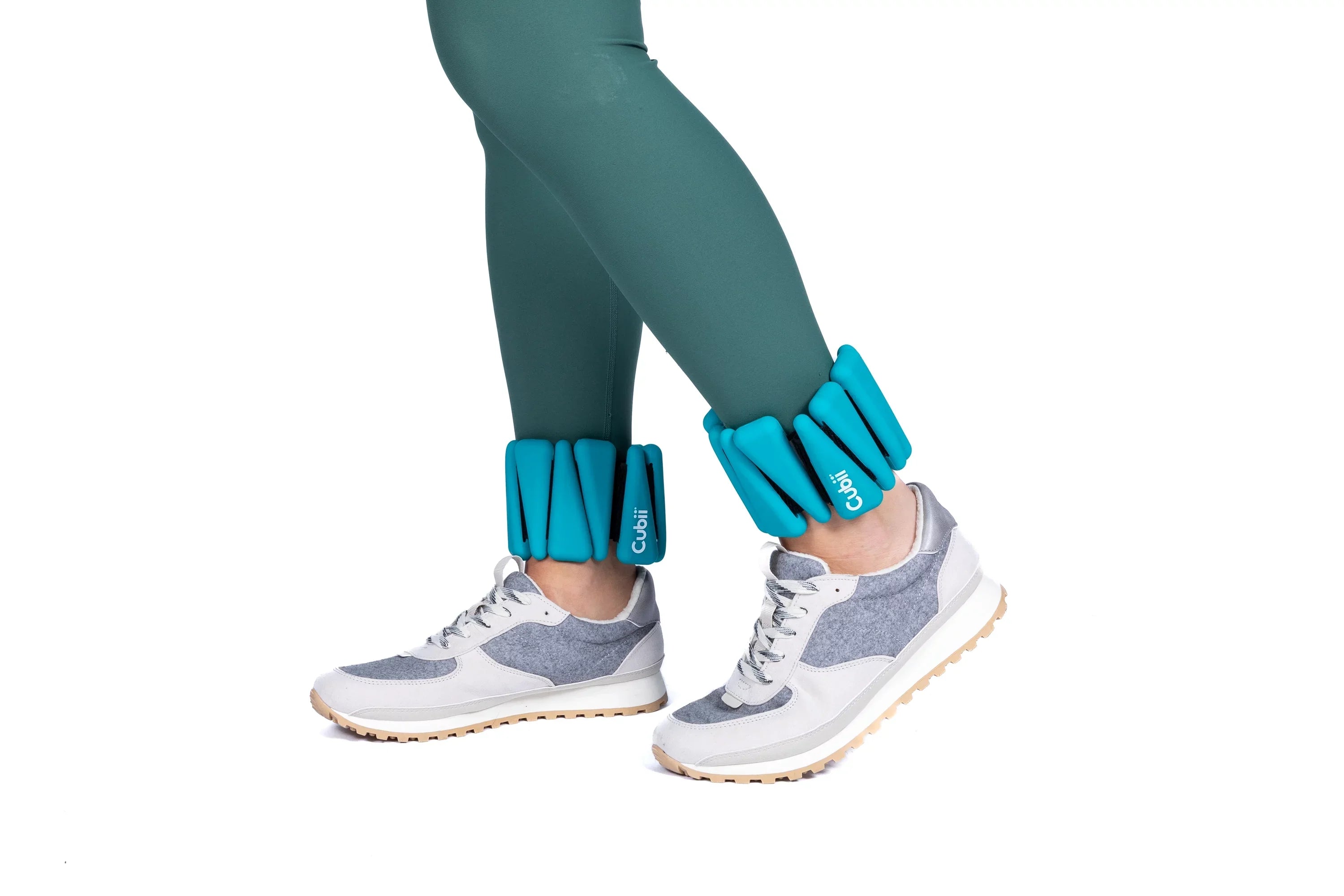 Comfortable Soft, Walking, Ankle/Wrist for Weights, Fitness, Workout and Adjustable and 2 lb Perfect of Dancing, Running, Set Wearable Cubii 2