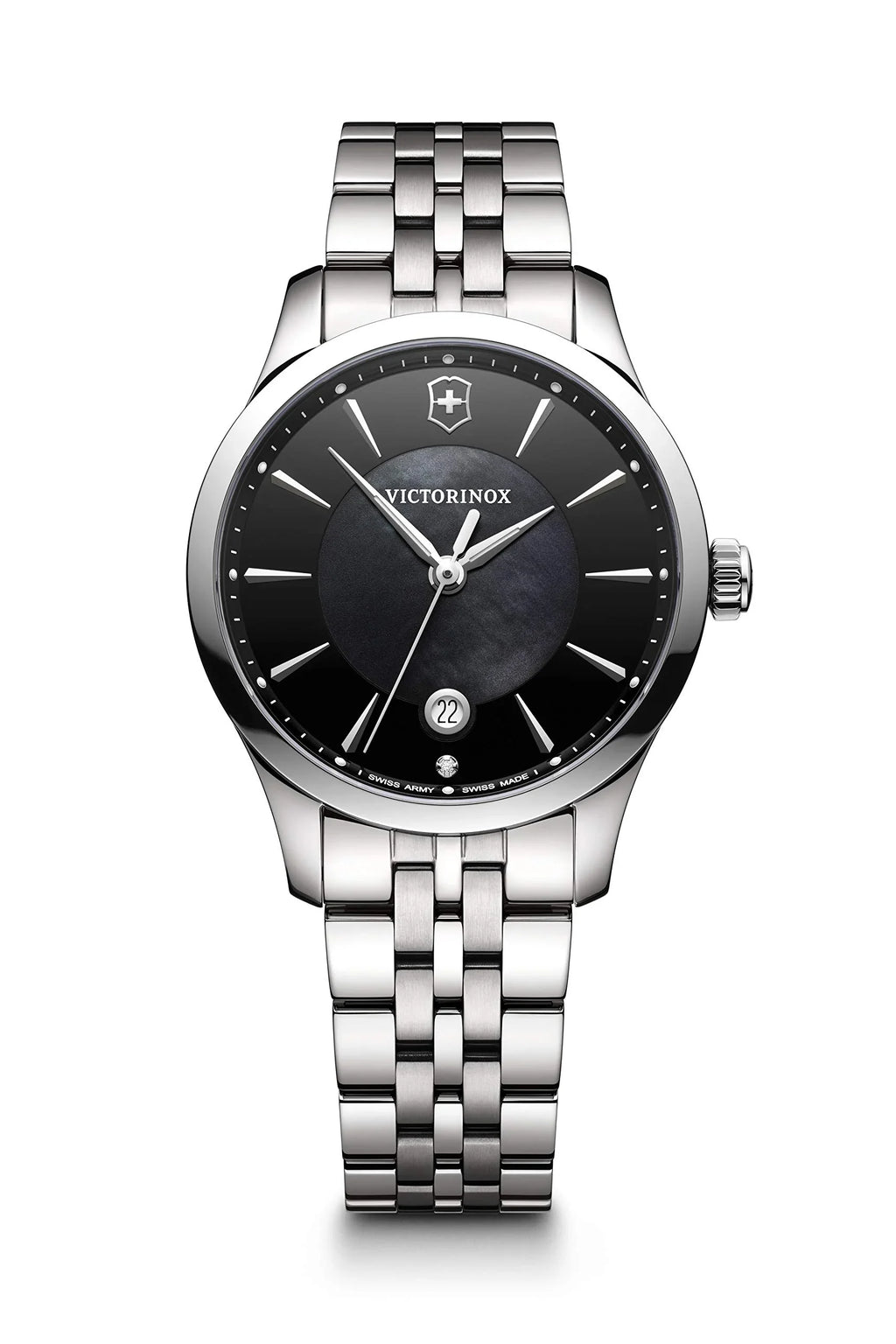 Stainless Alliance Watch Army Swiss Victorinox - - Dial Diamond - Womens MOP