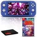 Gaming Lite Console 3 Switch No (Blue) Heroes Bundle with Nintendo More