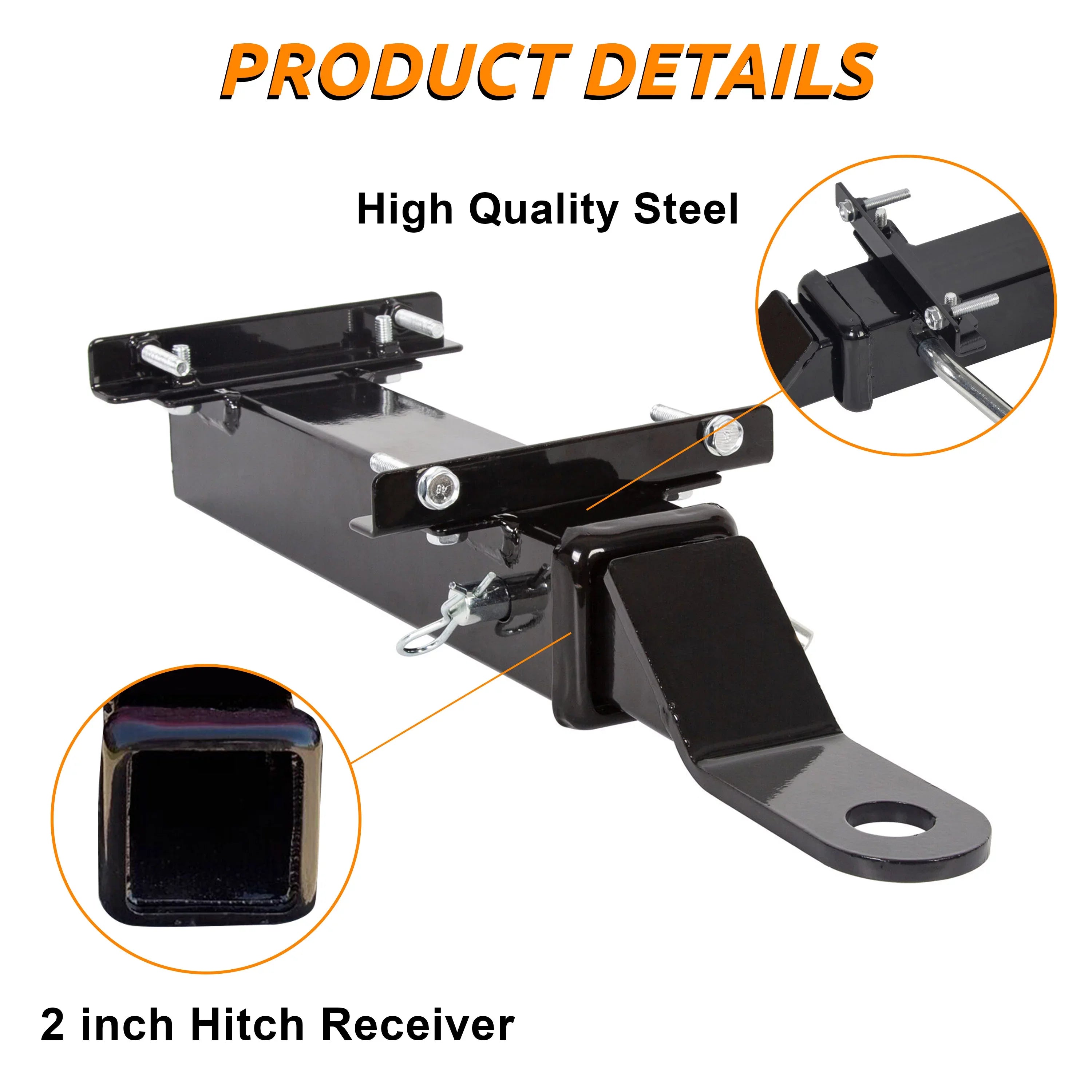 Rear 2" Hitch Hitch Rear EZGO Golf Club Universal Kit Trailer Hitch Receiver Receiver Car Yamaha Seat Trailer Receiver Cart