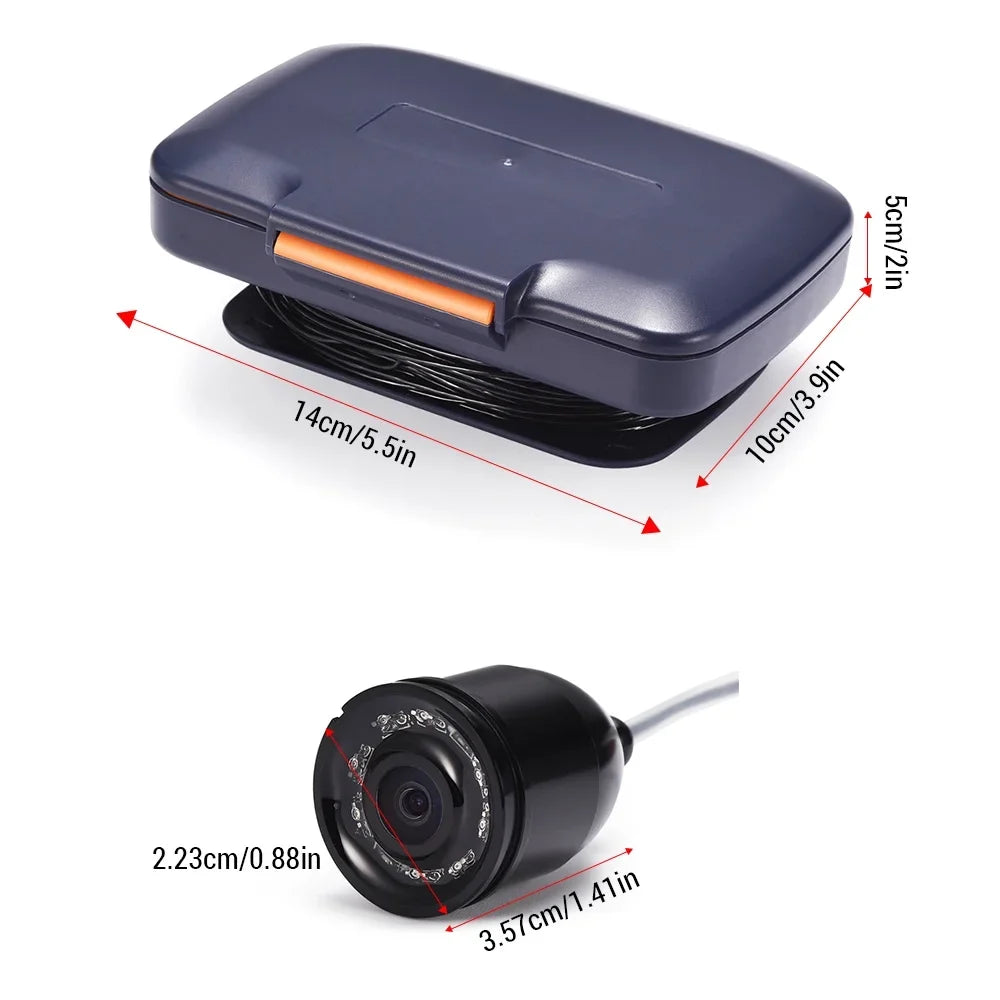 Camera River 4.3in Underwater Vision CS Pixels 120 with 8 Ice Degree LCD for 300000 Night Fishing Fishing Digital Lixada