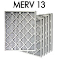 Actual Size 15.375x23.375x1.75 MERV 13 | 6PK Air Pleated Filter 16x24x2 -