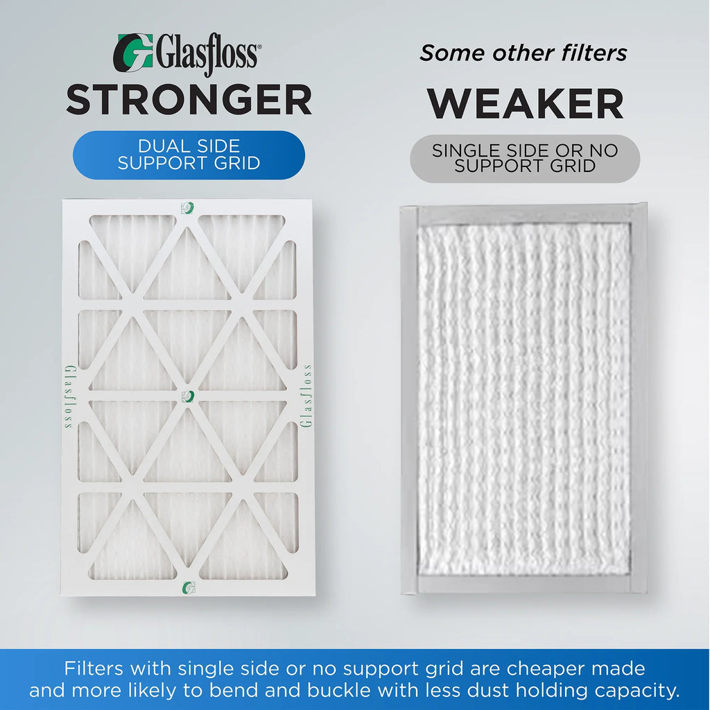10 AC ) 20x25x2 Furnace 19-1/2 Industries. Exact by Filters Air x MERV Size: ( Pleated x Glasfloss 24-1/2 8 Pack 1-3/4