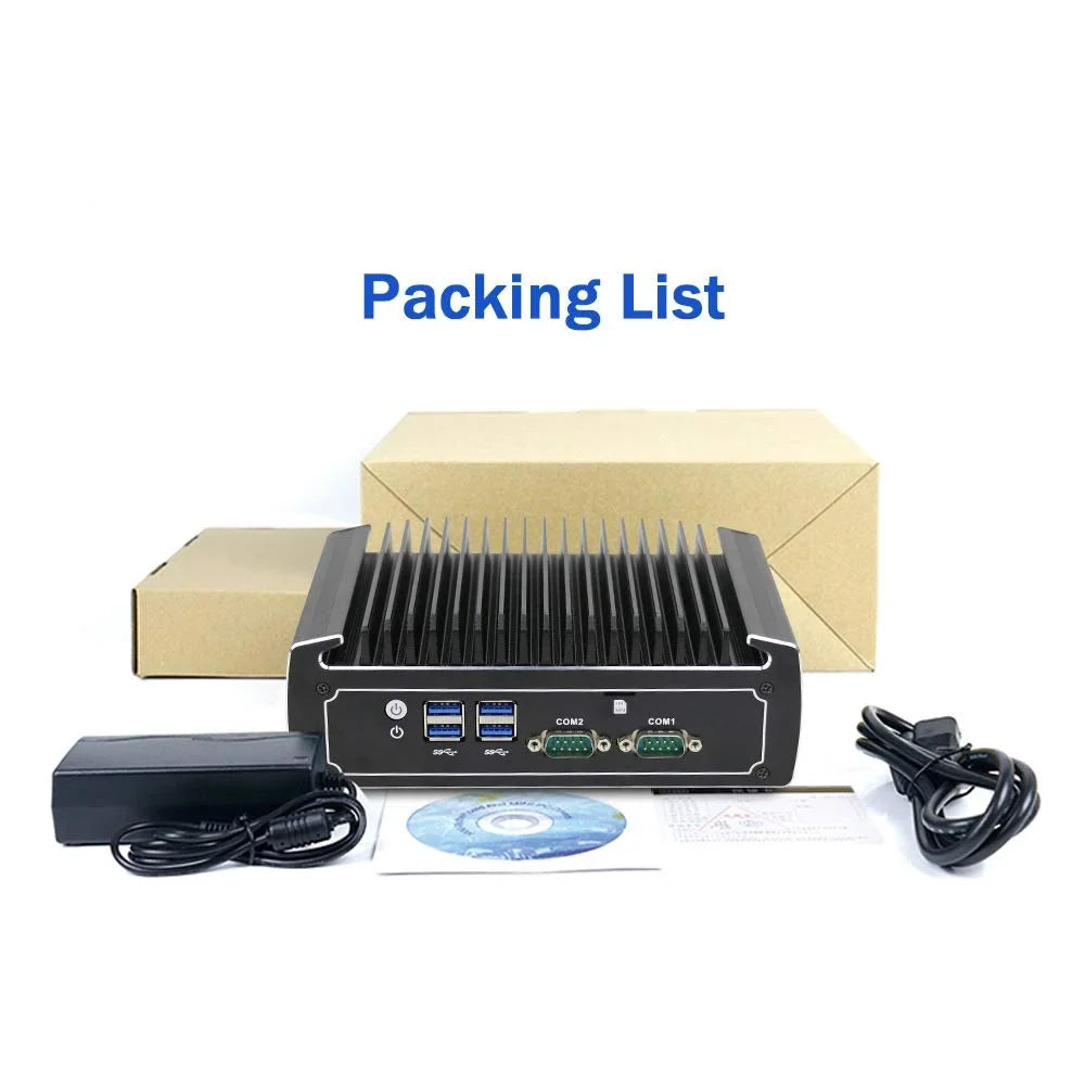 Industrial Ram 4*USB3.0, DP, Powerful Cores Nic, HDD, 8GB Computer, 1TB Windows Pro 10 Mini CPU, PC, 8250U 8th PARTAKER HD, 4 2 128GB Slot, Mini SSD Core Card SIM i5 4K Gen, COM, Dual Fanless