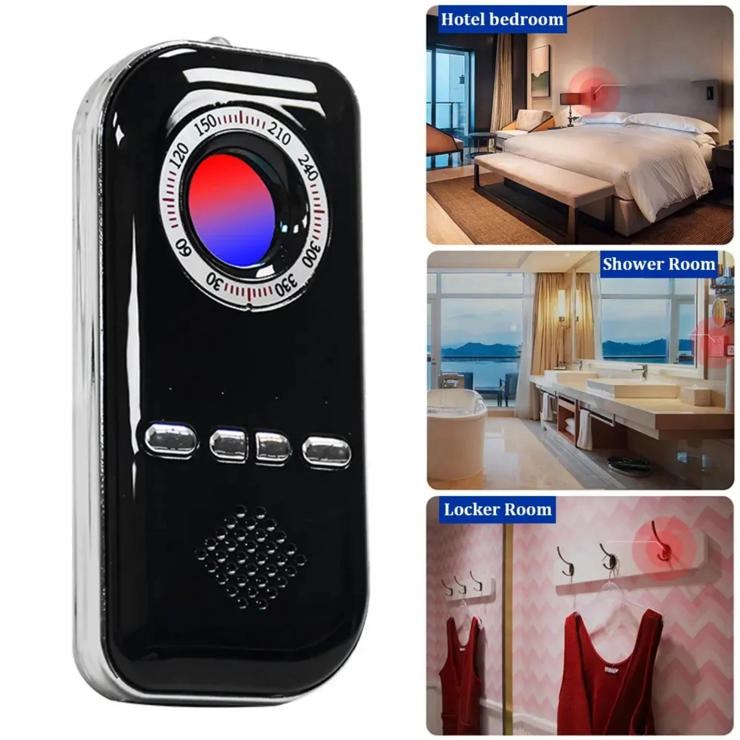K300 RUseeN Anti Signal Spy Phone Detector GPS Camera Hidden Anti-theft Wireless