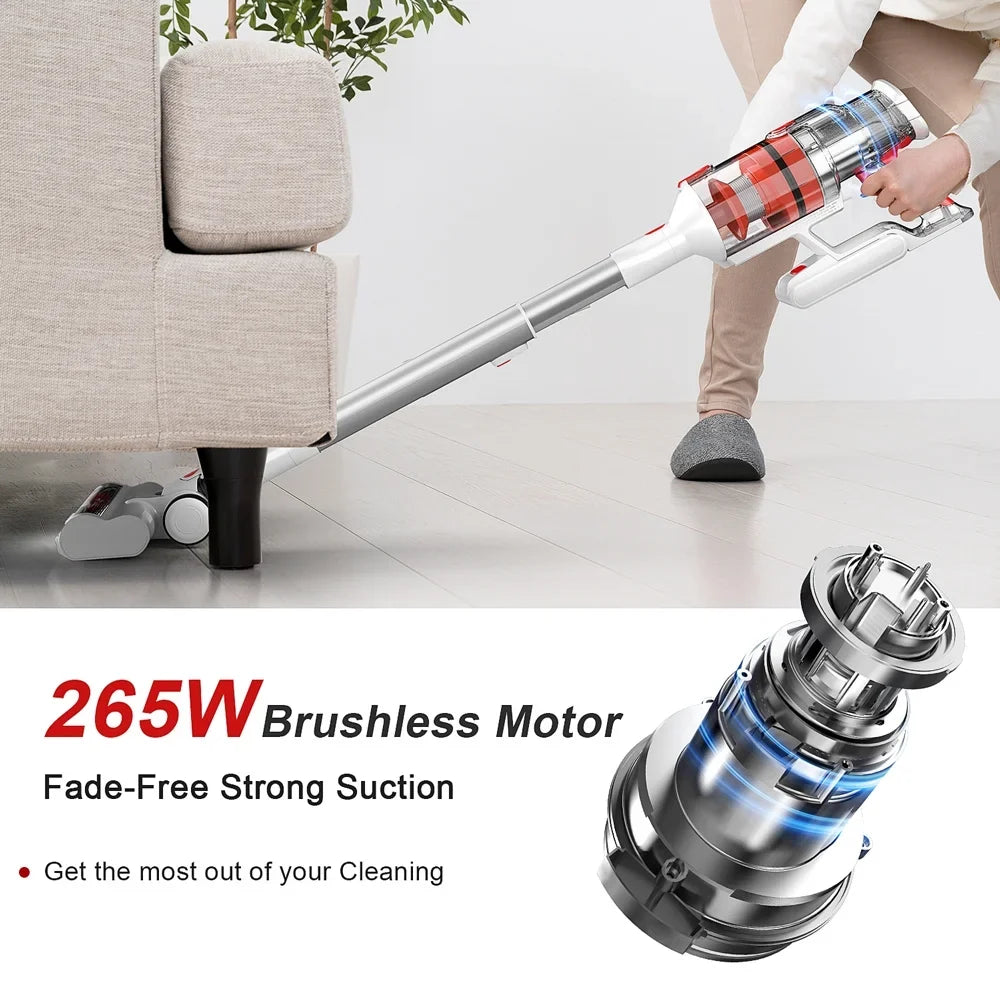 Floor Cleaner, Stick Runtime, 8 Hard Vacuum for Wnkim 50 Lightweight Power with Cordless Display, Pet Vacuum M10 Handheld Hair 28kPa LED Vacuum in to Suction Carpet 1 Smart Home, Up