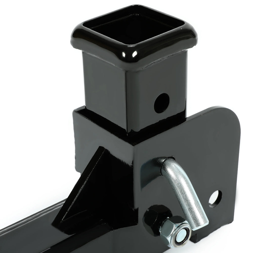 2” 500 Kojem Wheelchair Weight Hitch Receiver Trailer Tongue Cargo Black to Carrier Pounds Mount Up Steel Folding