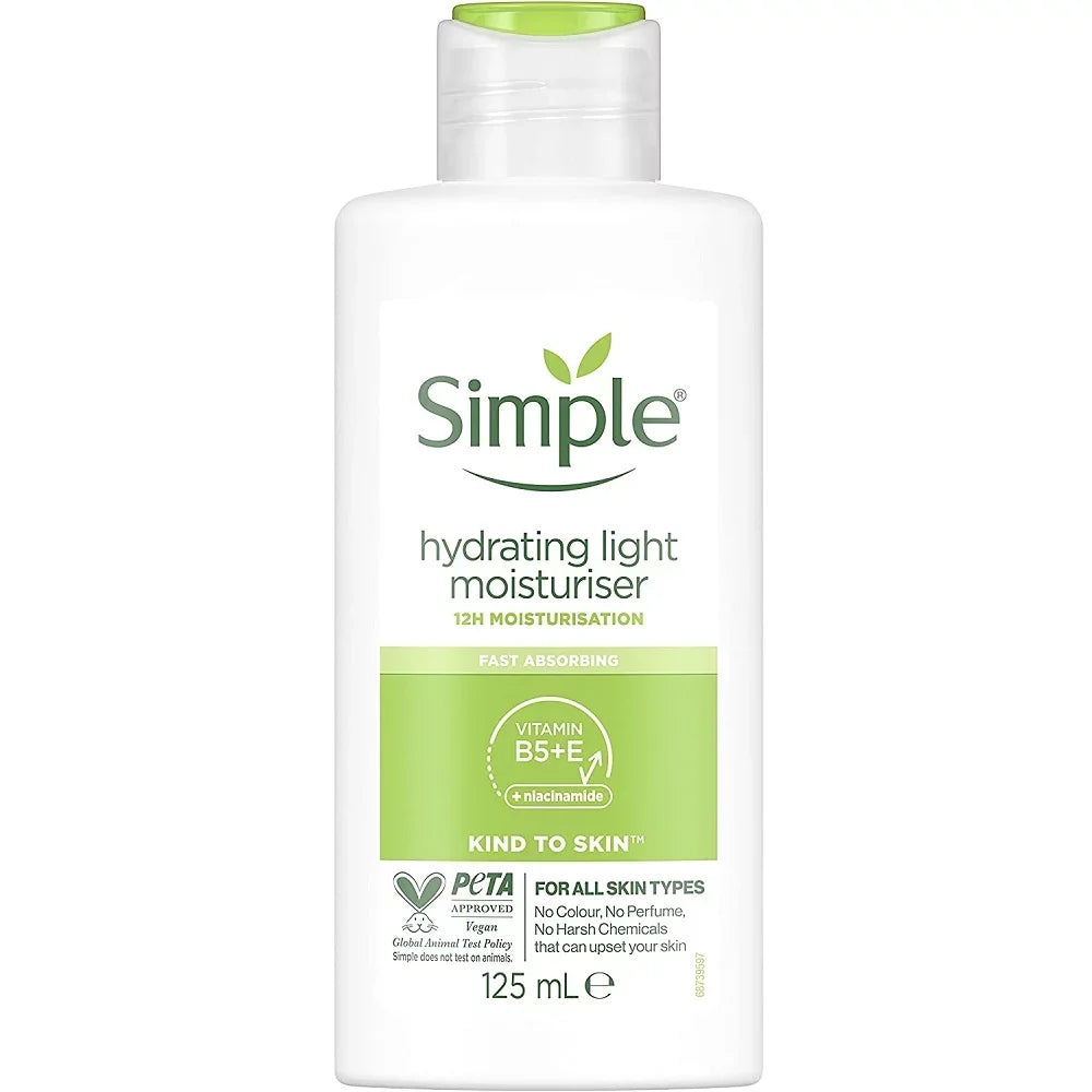 of to Light Kind Hydrating Simple 125ml Skin Moisturiser 6) (Pack