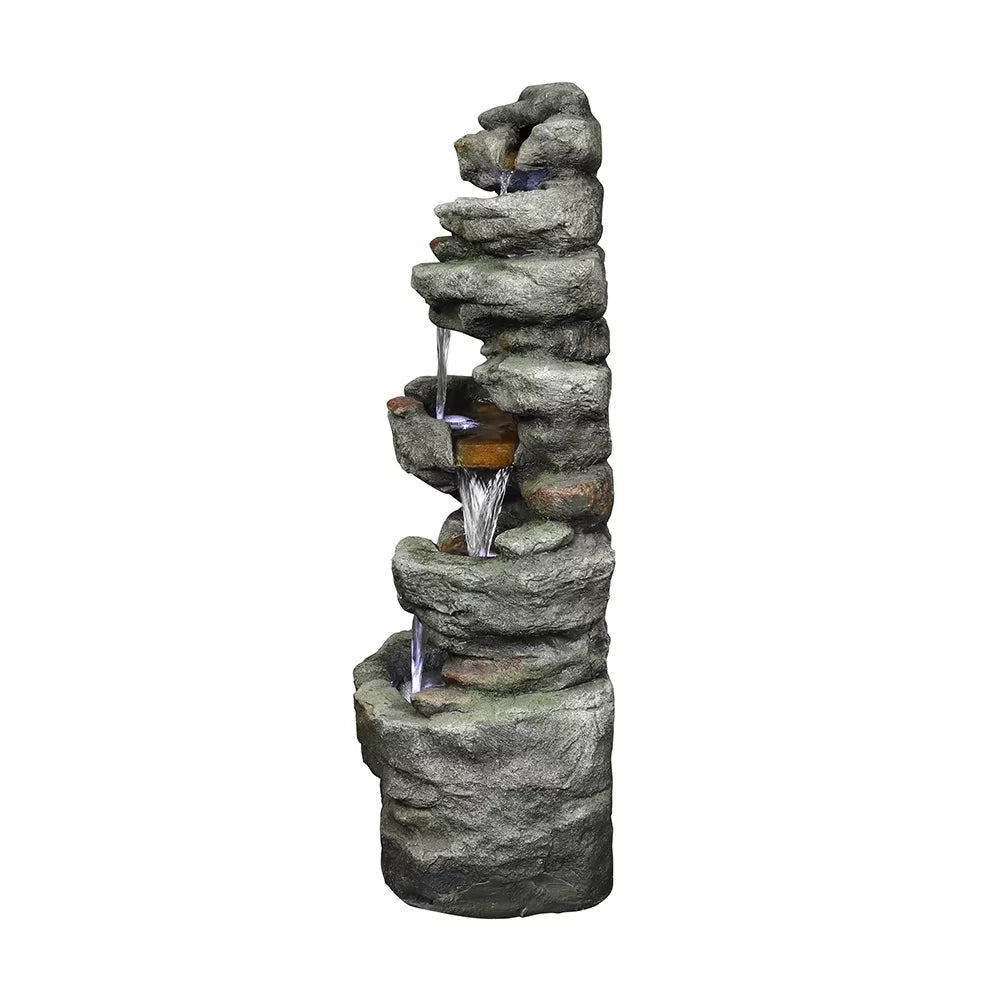 Led with 32.6inches Kmowoo Fountain Rock Lights Water