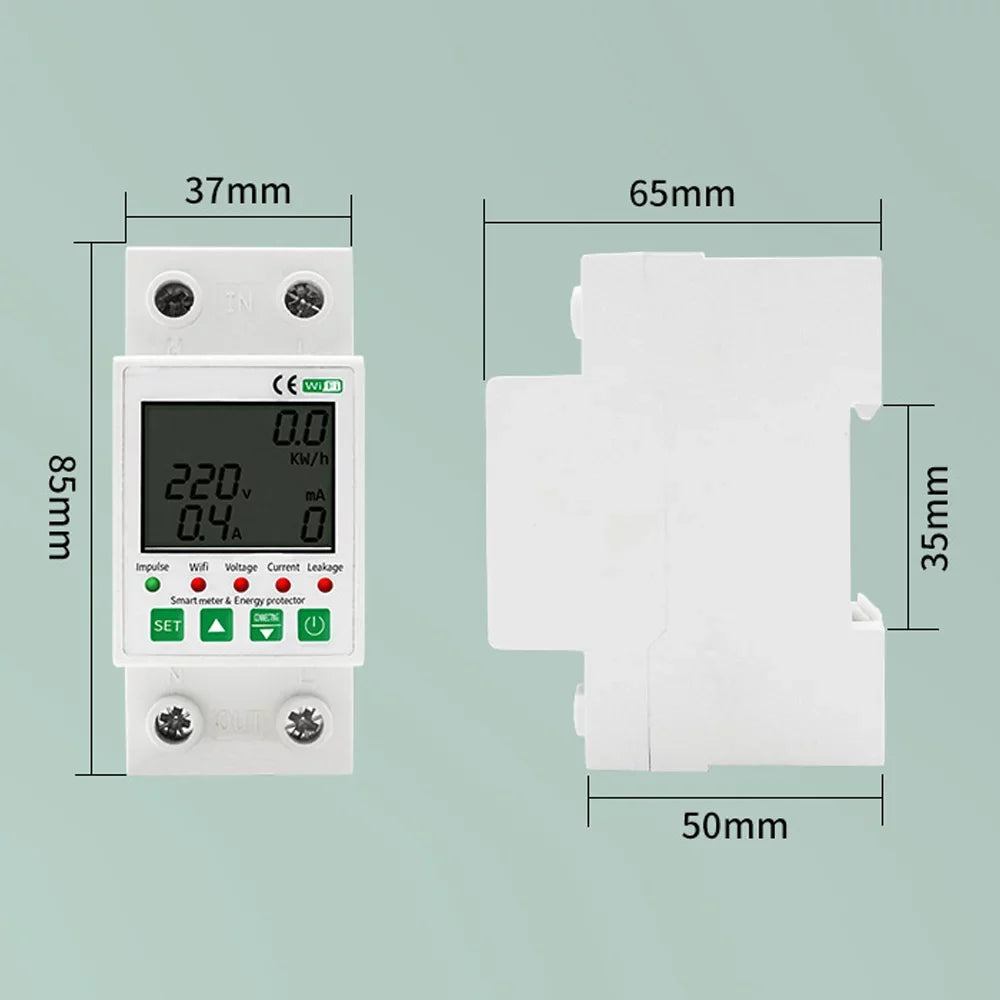 Leakage Intelligent Timer and Control with Meter Voice Protection Home Compatible WiFi Function - Electric with for Pinnaco
