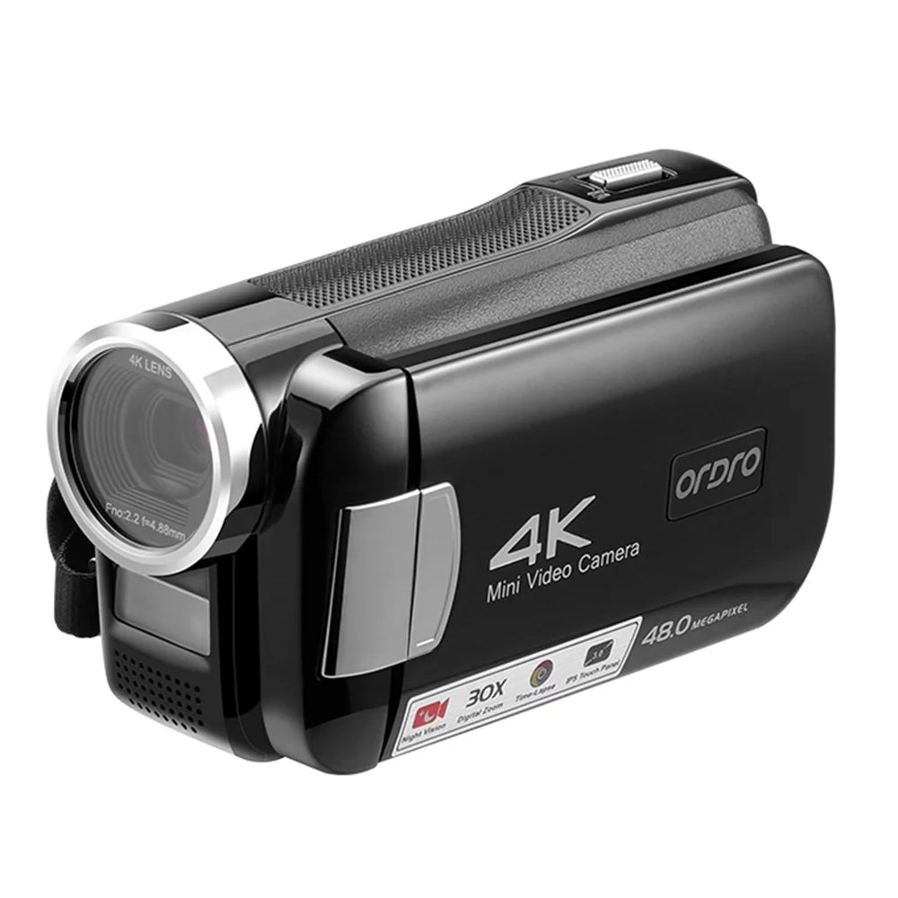 Recorder AC2 Digital DV Digital GoolRC Remote Touchscreen Zoom Carry Battery Control 30X with Video Bag Inch 4K IR 3.0 IPS 48MP