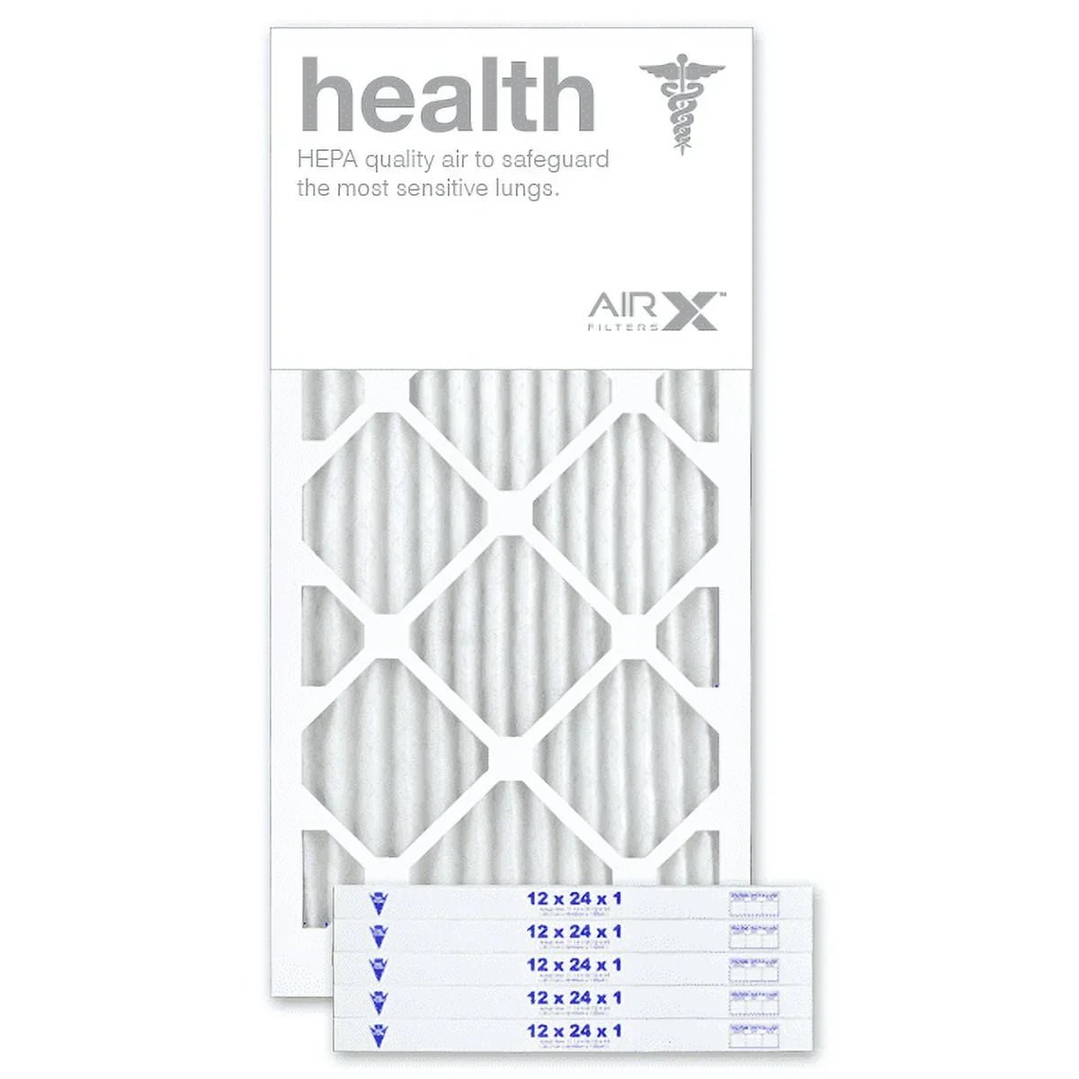 Furnace 12x24x1 Made Pleated Box Filters 13 MERV Filter of 6, Replacement Filter AIRx USA Air Health in the AC Air
