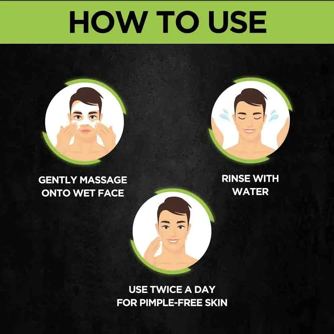 & of Balances Garnier Anti-Pimple Wash, 2) (Pack Repairs 150g Face Skin Men,