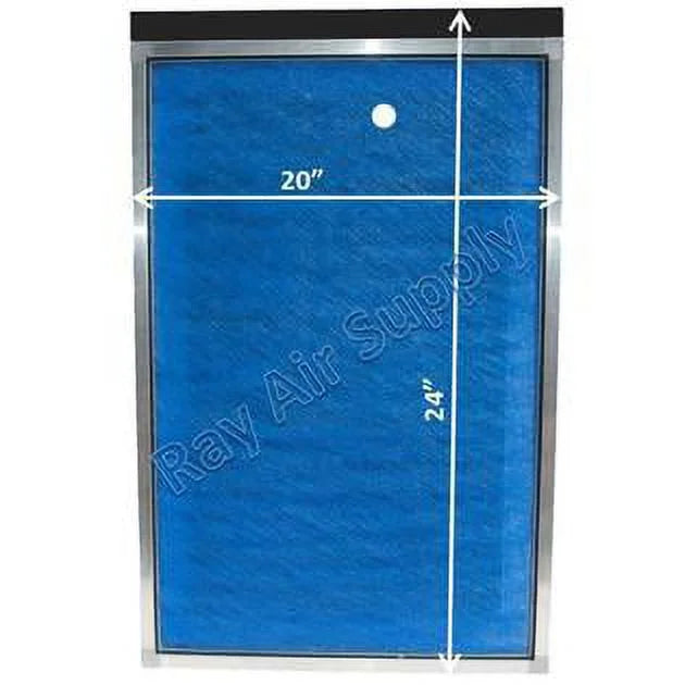 with Air RAYAIR 20x24 SUPPLY MicroPower Refills 20x24 Pads Filter Compatible BLUE Replacement (3 Guard Pack) Cleaner