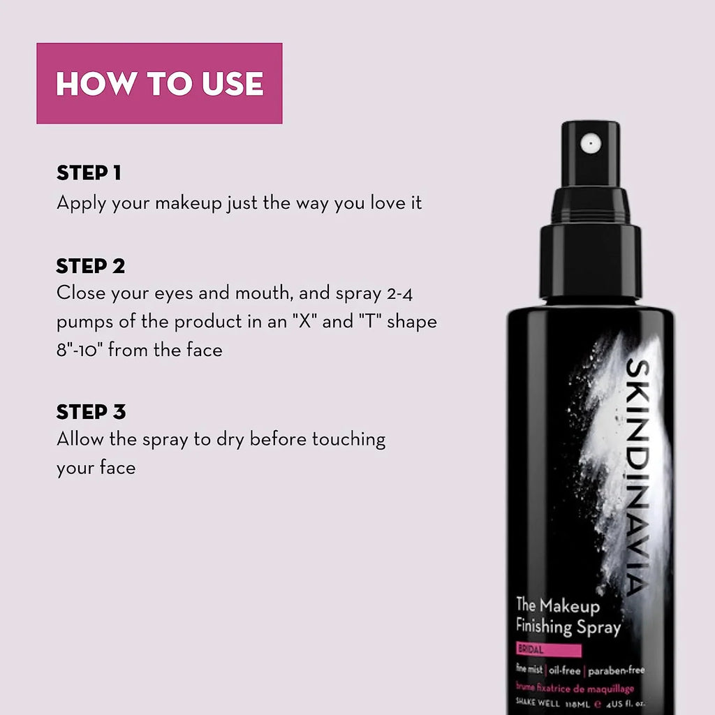 Finishing The Skindinavia- 4oz Spray Bridal Makeup