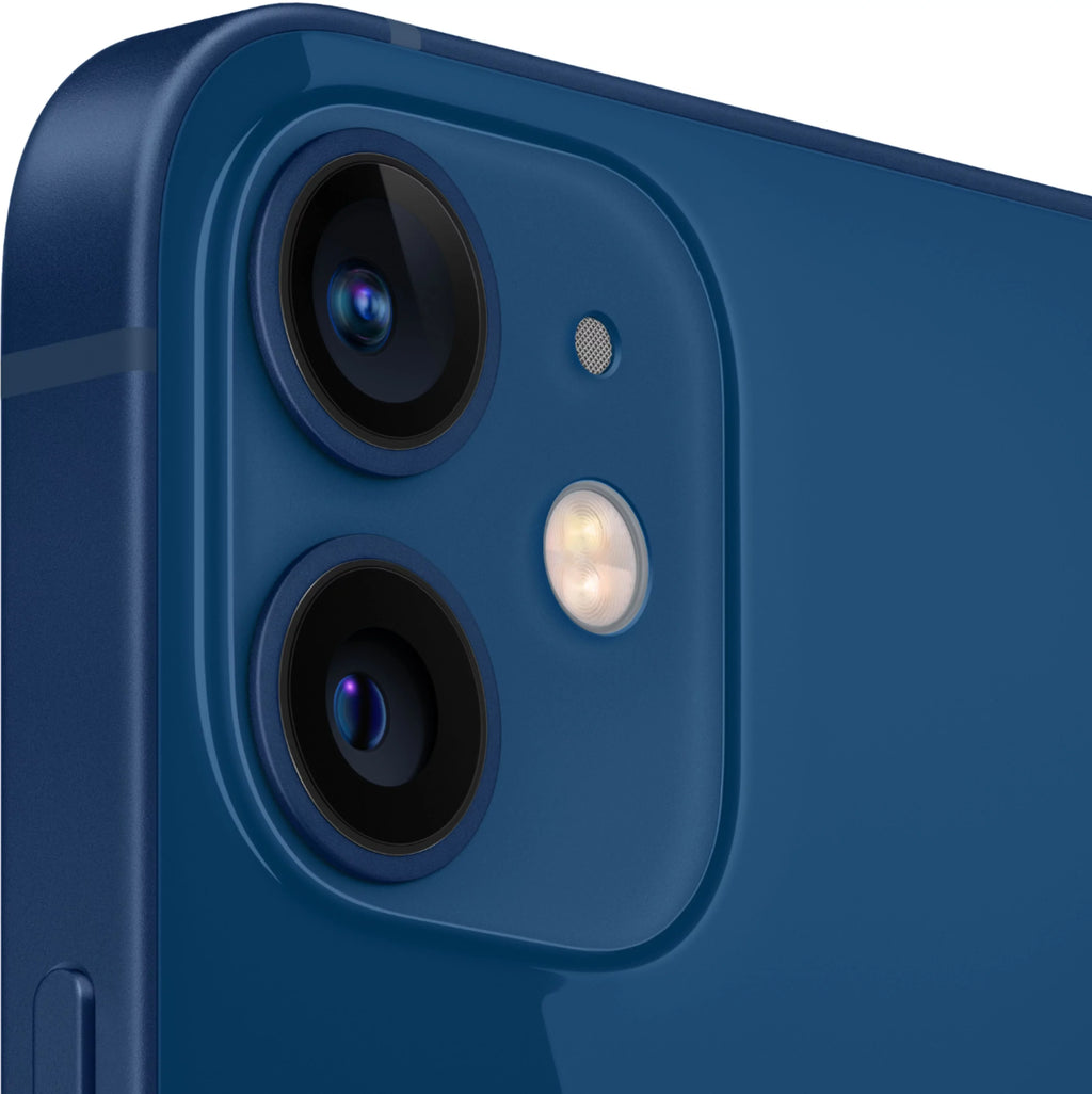 12 Blue Wireless) iPhone Apple 64GB Pre-Owned (Refurbished: (Cricket Mini Good)