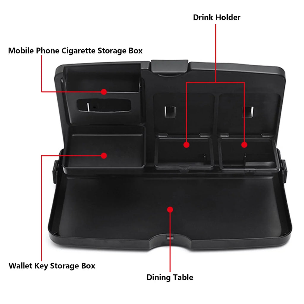 Table Drink And Tray Car Auto Food Seat Work Backseat Portable Car Table And Table Car Foldable Tray Dining Back Food Organizer