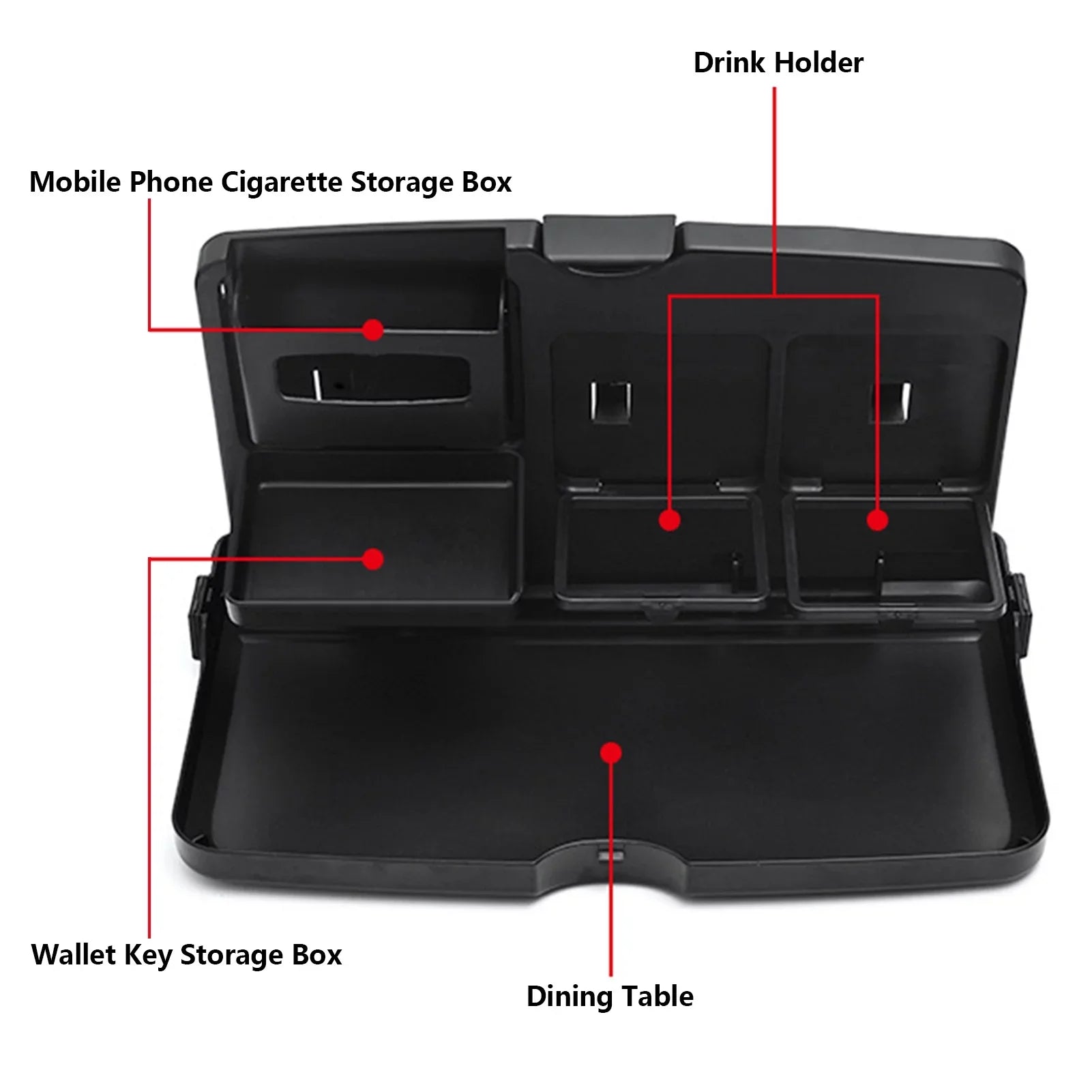 Table Drink And Tray Car Auto Food Seat Work Backseat Portable Car Table And Table Car Foldable Tray Dining Back Food Organizer