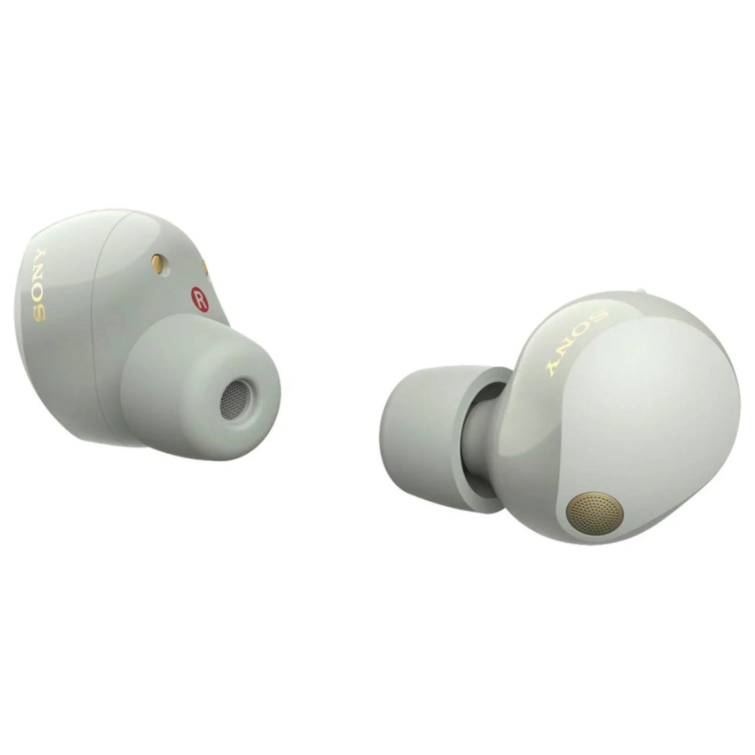 Sony Bundle Wireless Canceling Truly (Silver) Noise Earbuds WF-1000XM5