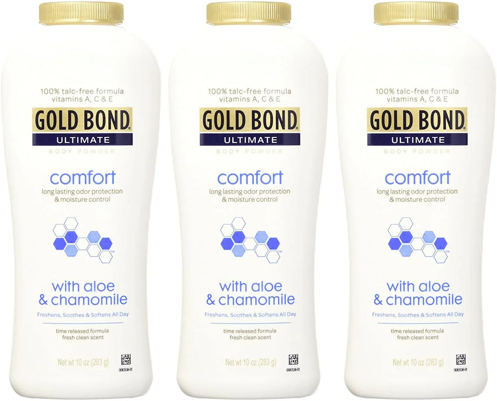 Comfort Pack Bond Powder Ultimate 3 Gold Aloe 10 oz Talc-Free Body