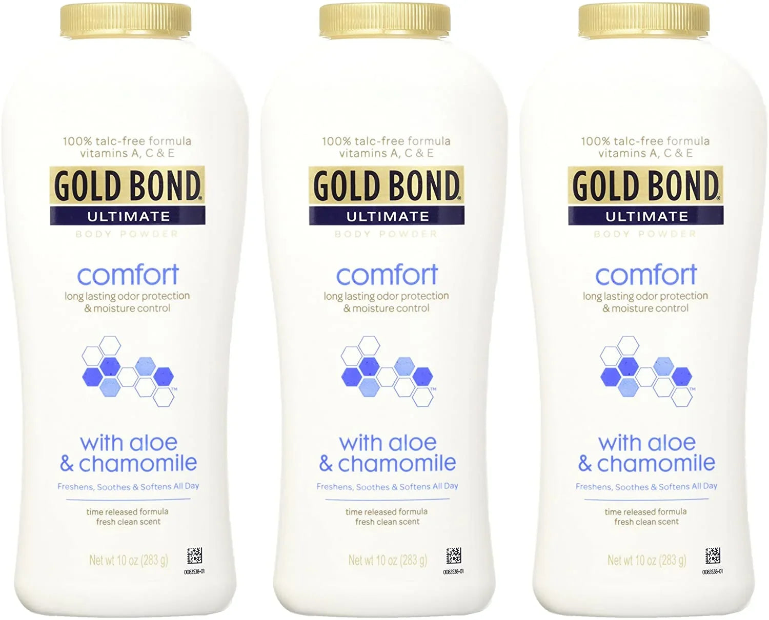 Comfort Pack Bond Powder Ultimate 3 Gold Aloe 10 oz Talc-Free Body