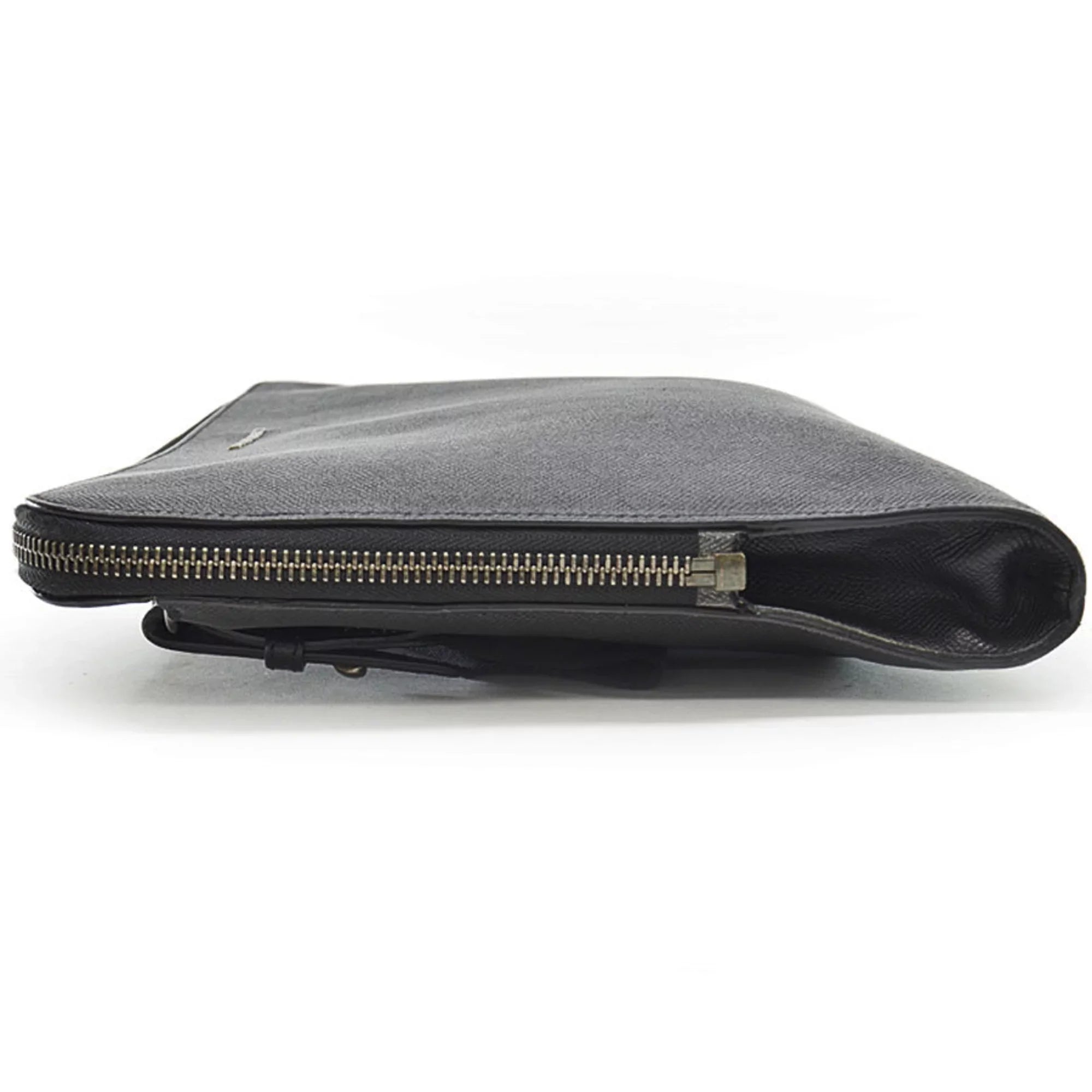 Bag (Good) Nylon Shoulder Burberry Black Men Pre-Owned Canvas Leather BURBERRY