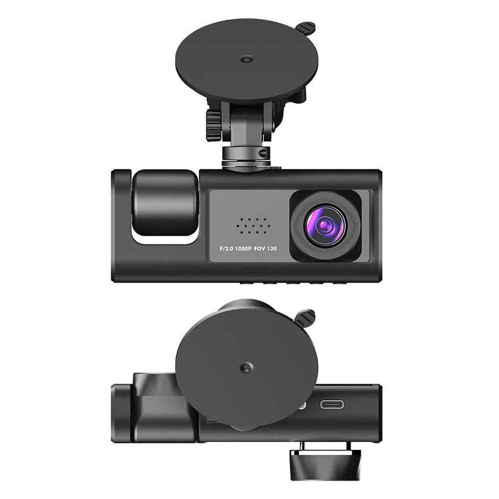 Recorder Driving Clear Auto ammoon Dash WiFi, for Safety 3 Video Cam Camera with Car