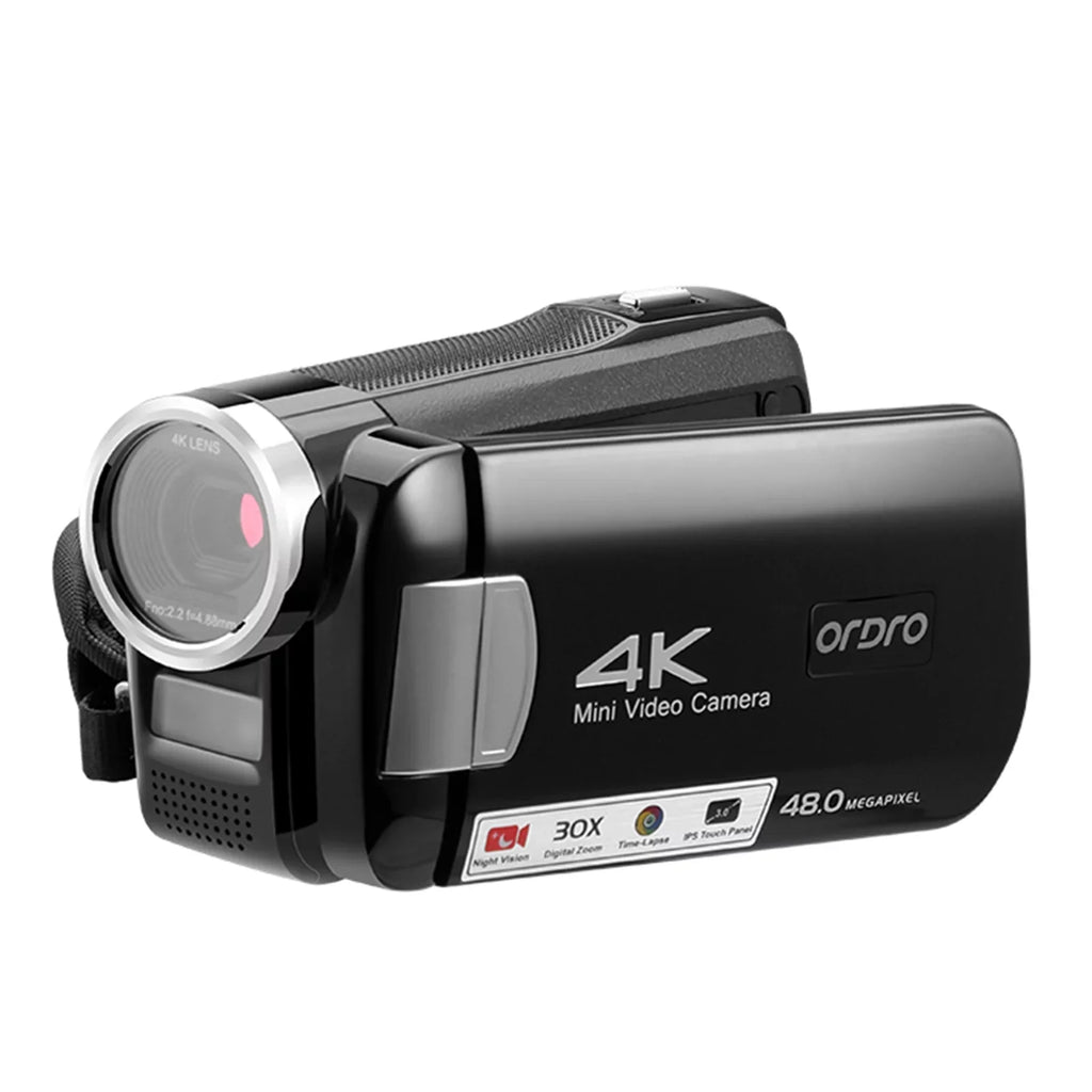 Recorder AC2 Digital DV Digital GoolRC Remote Touchscreen Zoom Carry Battery Control 30X with Video Bag Inch 4K IR 3.0 IPS 48MP
