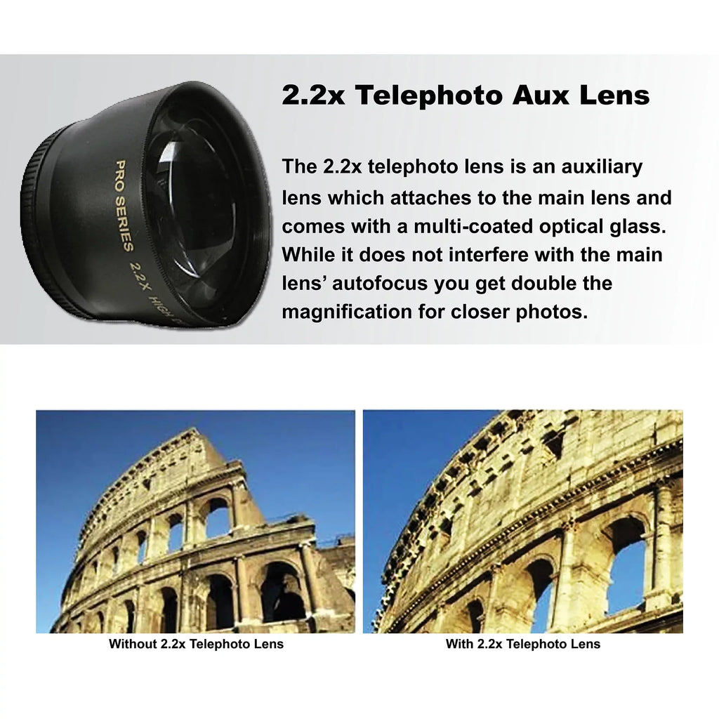 Memory SanDisk Tripod Lens, and Canon Card, with Backpack, 18-135mm Accessory EOS Camera DSLR Bundle 32GB 90D Flash, ZeeTech