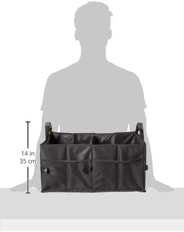 Car Trunk EcoNour Suv’s Collapsible Multi Compartment Black for | and Cars for Organizer | Trunk Organizer