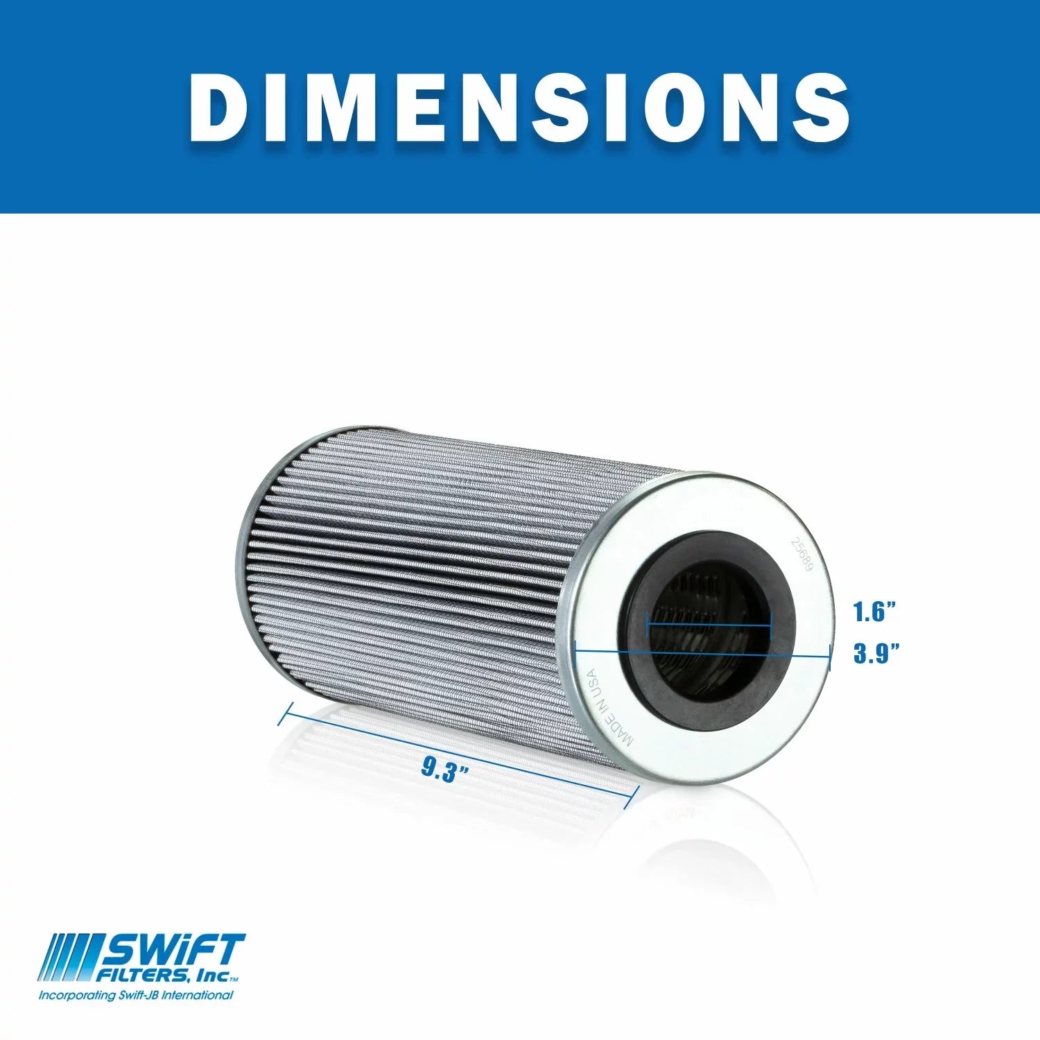 FLEETGUARD Filter Micron Interchange HF30491 3 Element for Direct Cartridge Microglass