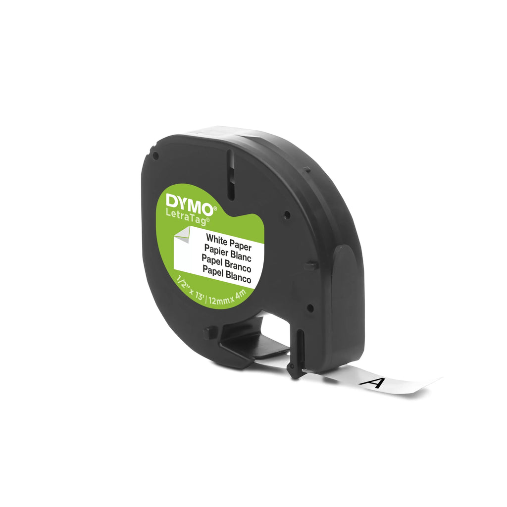 on Paper LetraTag Maker, Black DYMO White 100T Includes Label Label QWERTY Print