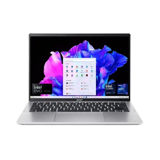 Processor 1200) by x Go Laptop Core 155H 14” Ultra 11 Edition - powered Touchscreen - Intel Swift Intel LCD Windows Evo (1920 Acer 7