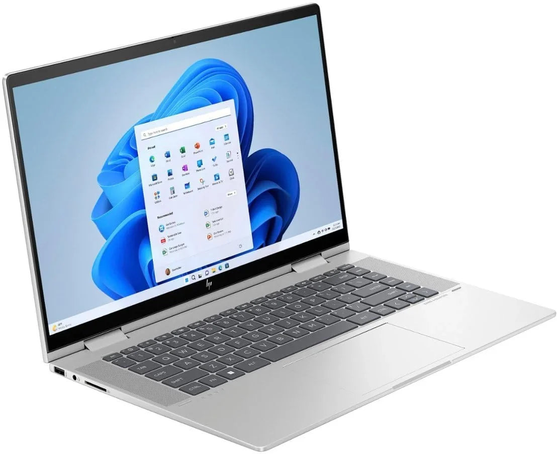 Thunderbolt Graphics B&O 13th Intel Laptop 2-in-1 SSD Win11 15.6" USB-C HDMI Silver Iris 15 Backlit + HDMI HP 1TB Touchscreen Envy 16GB Intel X360 RAM 10-Core IPS i7-1355U Xe Cable Gen FHD