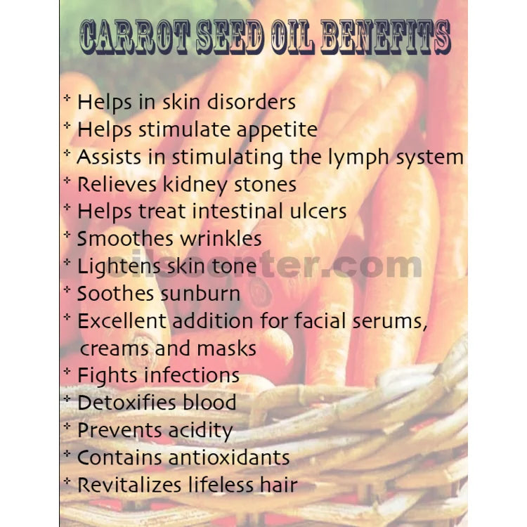 8 Premium Cold 100% Organic Oil Carrot Seed Carrier Fresh oz Pure Pressed