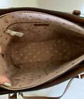 Monet NWT Large WKRU6948 Spade 3-Compartment Brown $399 Tote Kate Leather