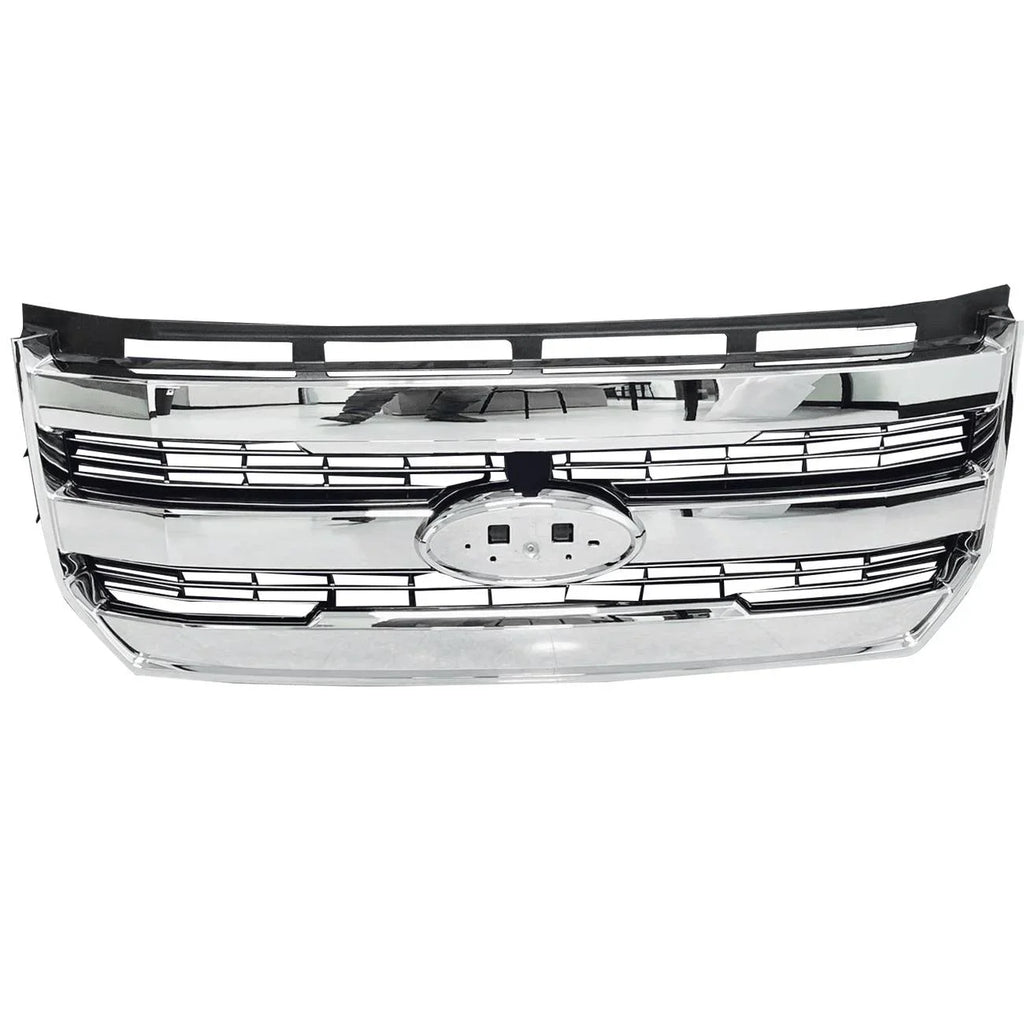 camera F-150 Front Bumper Chrome 15-17 W/o Grille For FL348200PBS Radiator