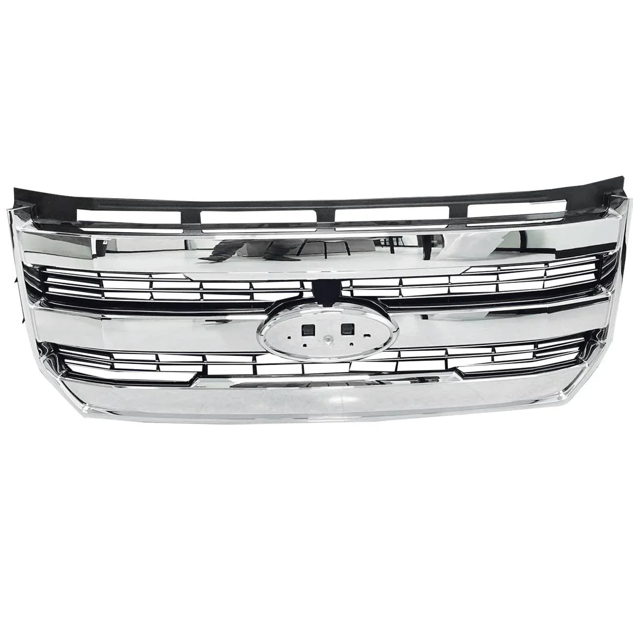 camera F-150 Front Bumper Chrome 15-17 W/o Grille For FL348200PBS Radiator