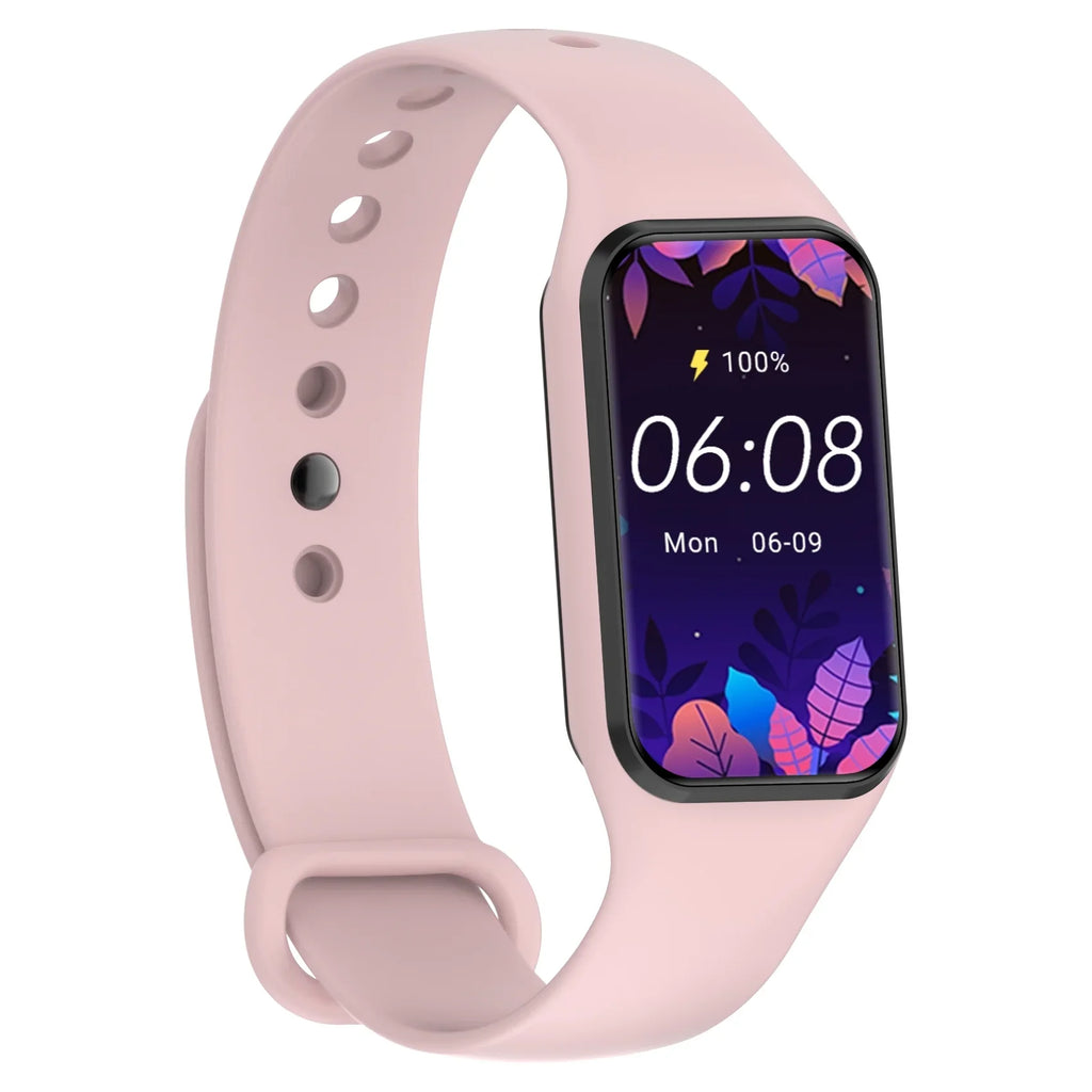 HD Calorie Modes Inch for - IP68 with , Tracker Fitness Women Smart 24 Compatible Pedometer, Screen,with iOS,Pink 1.47 and Waterproof, Android Men Watch Sports