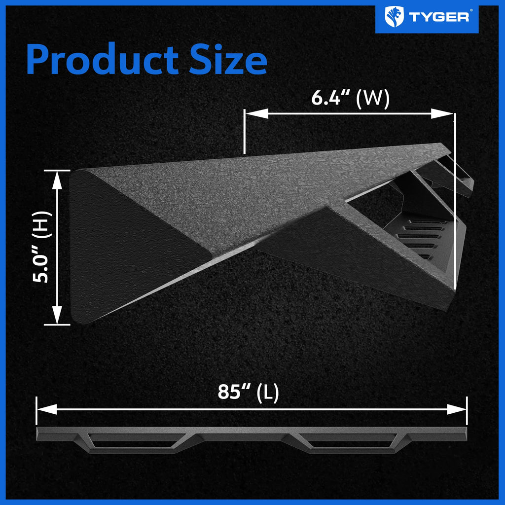1500; Rail Compatible Bars Step Crew with LanderX 2500 Running Cab Classic Ram Side Tyger Dodge Drop 2009-2018 Auto Step 2019-2024 Board 2010-2024 TG-LX3D82348 Nerf | | | 3500;