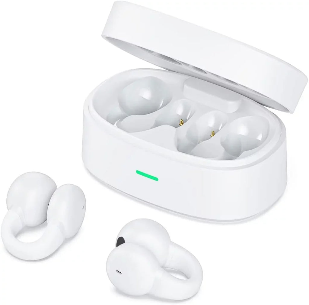 for Kyocera 3 Ear-Clip - Pro Case Phone DuraForce Hands-free TWS True With Earbuds Model Compatible DuraForce N8O Earphones Headset Stereo (2023) Bluetooth Wireless Pro Mic 3 Charging